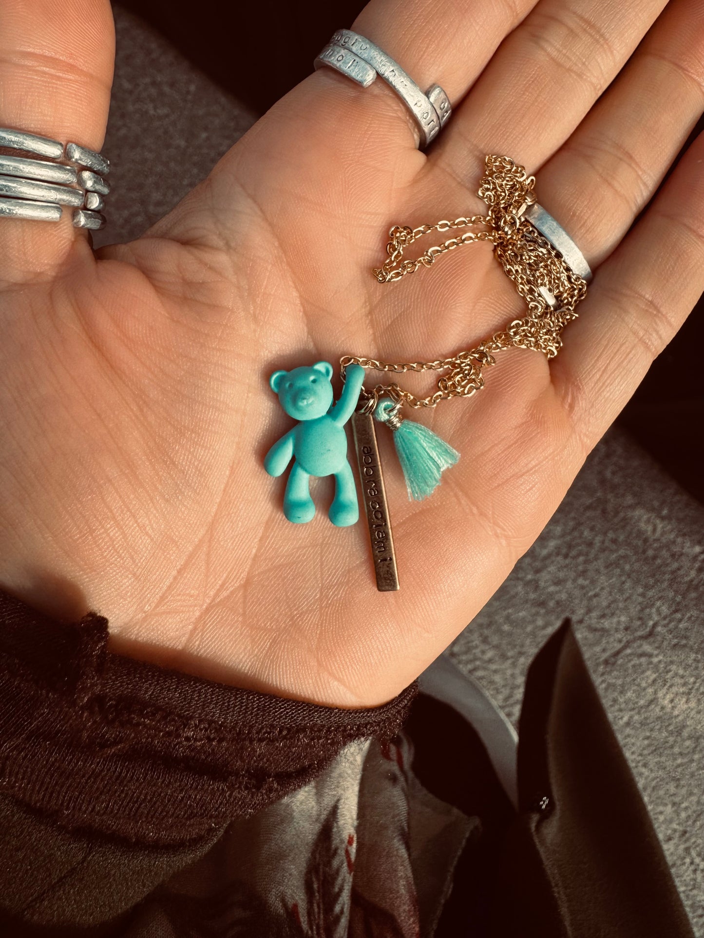 Collana Orsetto color