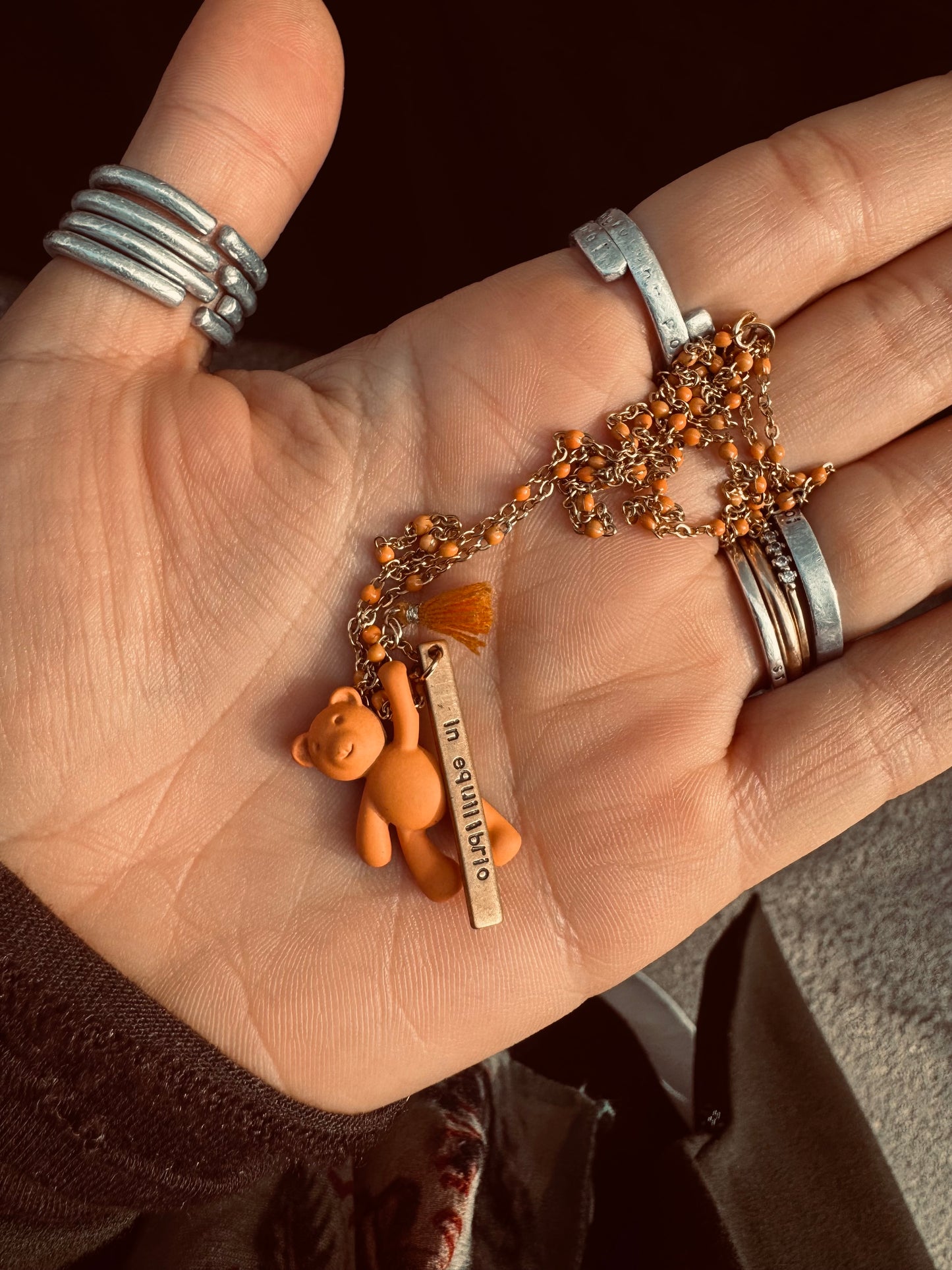 Collana Orsetto color