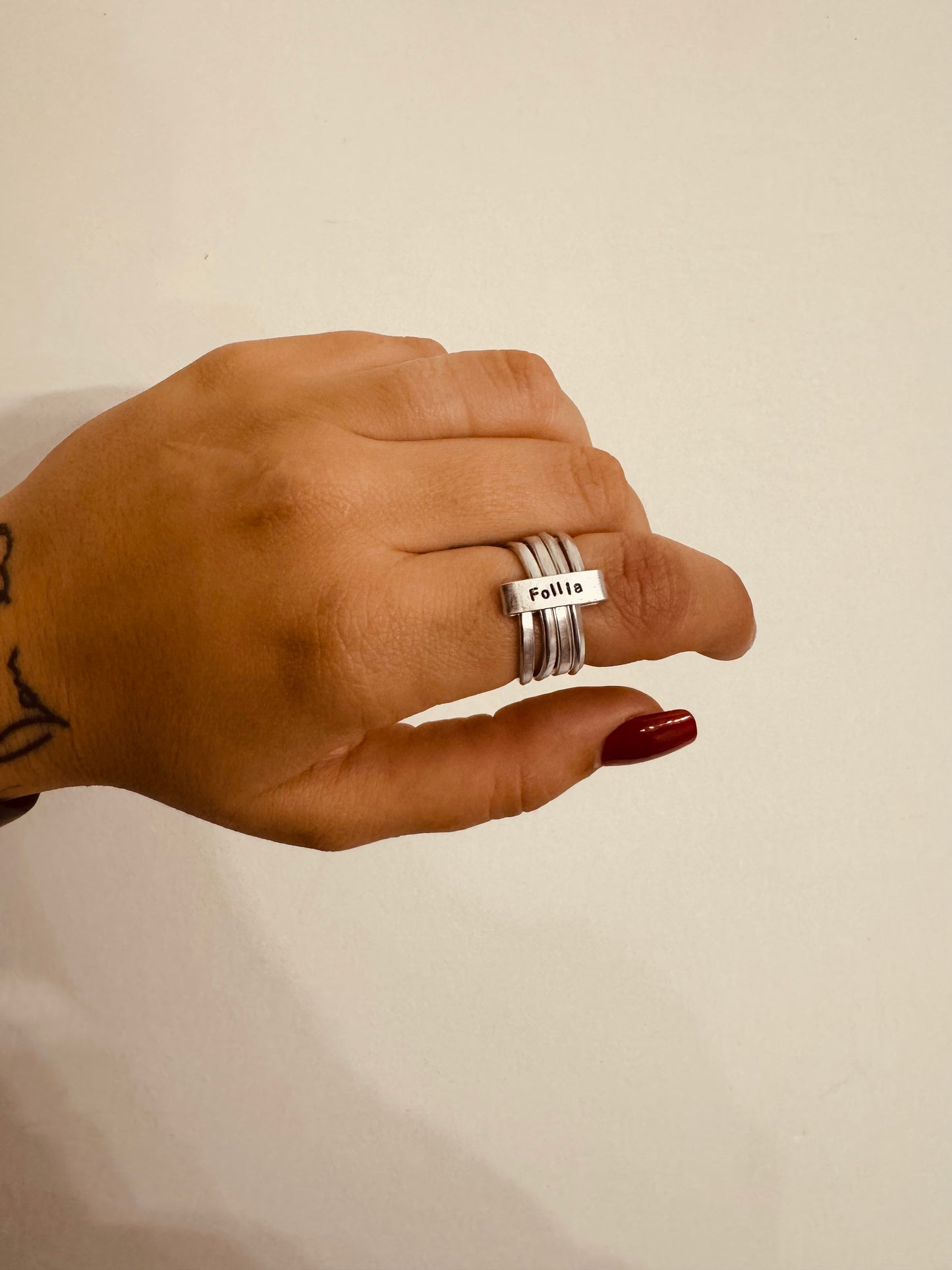 Anello giro in alluminio