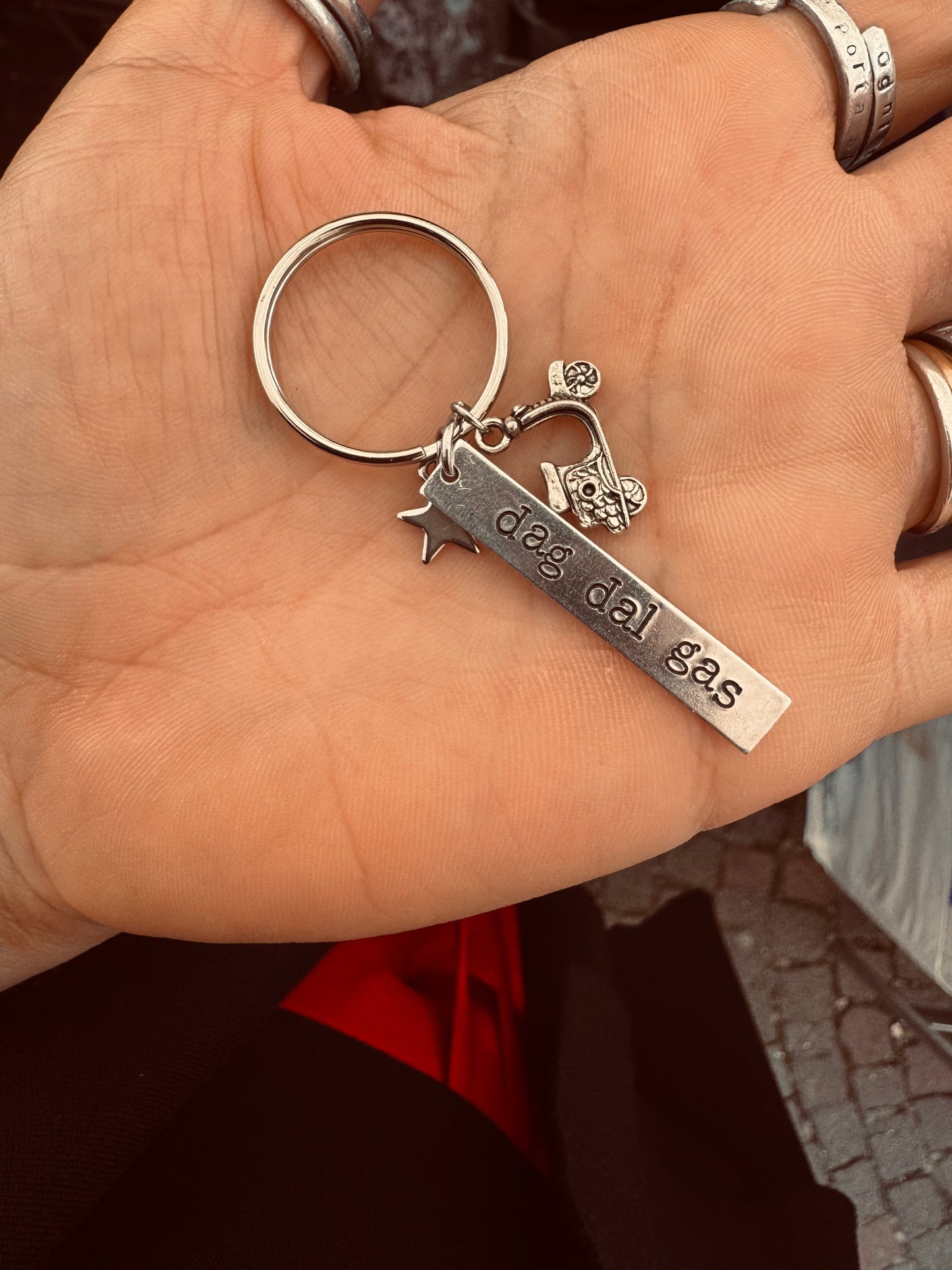 Portachiavi "Dag dal gas"